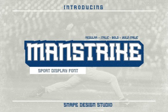 Manstrike Font - Featured Image