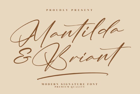Mantilda & Briant Font - Featured Image