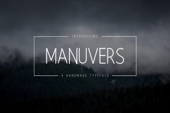 Manuvers Font - Featured Image