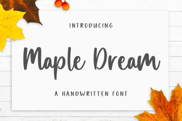 Maple Dream Font - Featured Image
