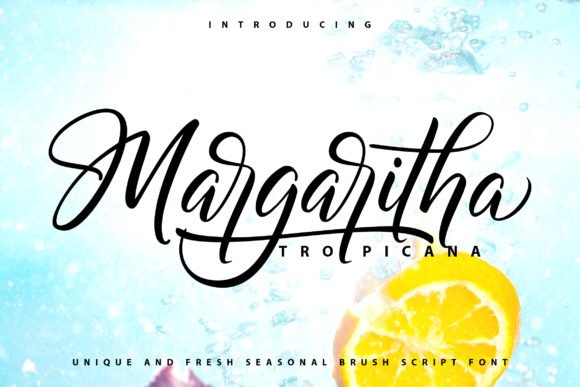 Margaritha Tropicana Font - Featured Image