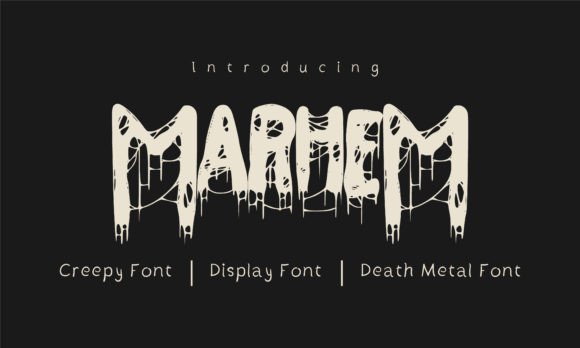 Marhem Font - Featured Image