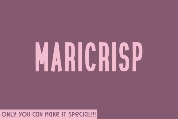 Maricrisp Font - Featured Image
