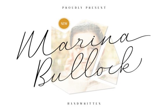 Marina Bullock Font - Featured Image