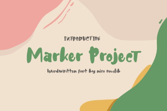 Marker Project Font - Featured Image