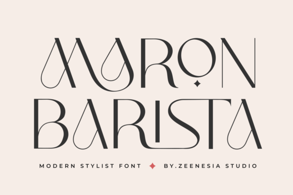 Maron Barista Font - Featured Image
