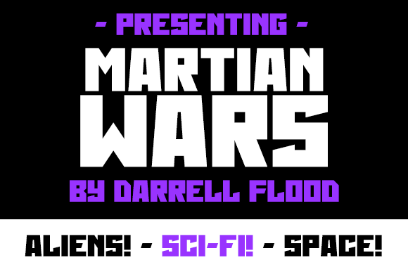 Martian Wars Font - Featured Image