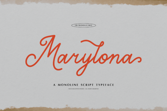 Marylona Font - Featured Image