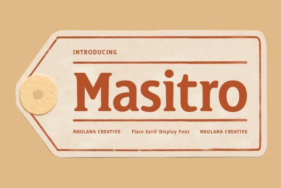 Masitro Font - Featured Image
