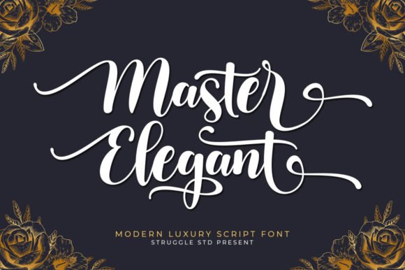 Master Elegant Font - Featured Image