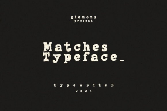 Matches Font - Featured Image
