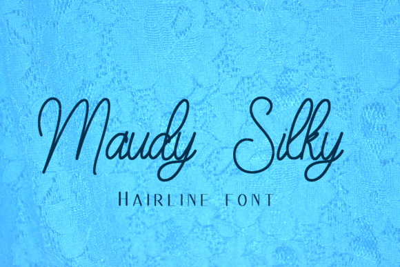 Maudy Silky Line Font - Featured Image