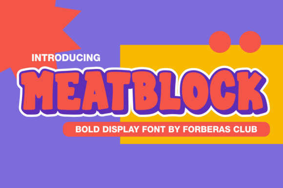 Meatblock Font - Featured Image