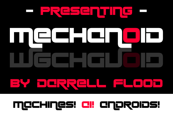Mechanoid Font - Featured Image