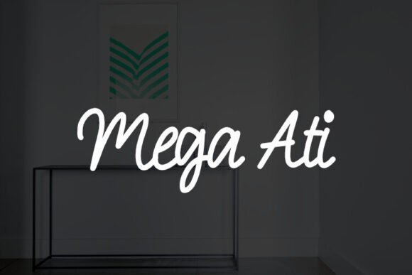 Mega Ati Font - Featured Image