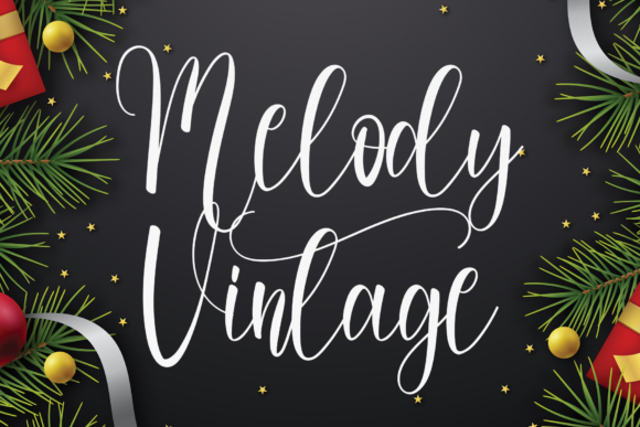 Melody Vintage Font - Featured Image