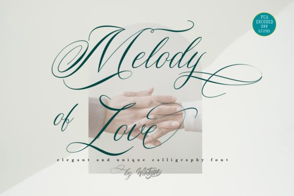 Melody of Love Font - Featured Image
