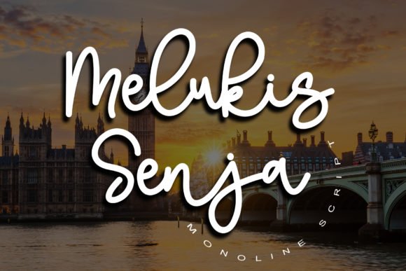 Melukis Senja Font - Featured Image