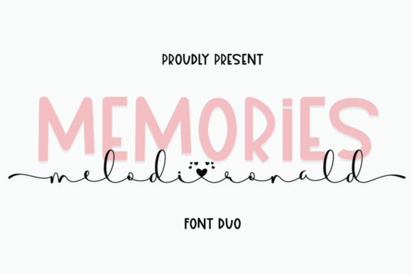 Memories Melodironald Font - Featured Image