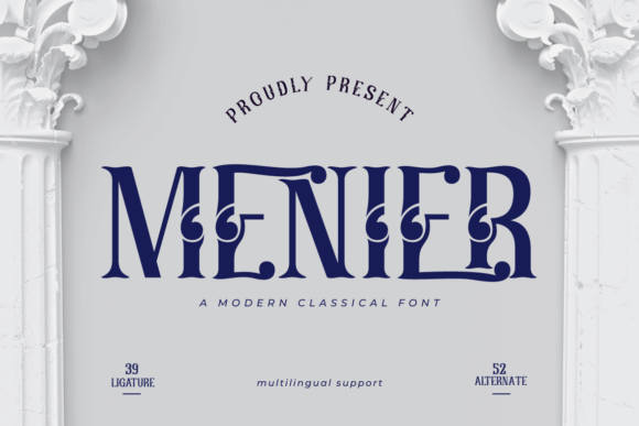 Menier Font - Featured Image
