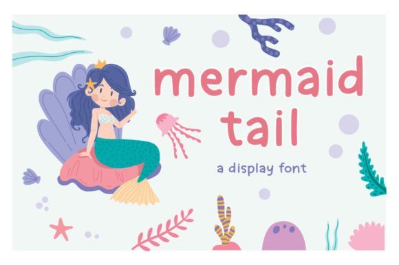 Mermaid Tail Font - Featured Image