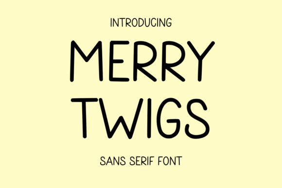 Merry Twigs Font - Featured Image