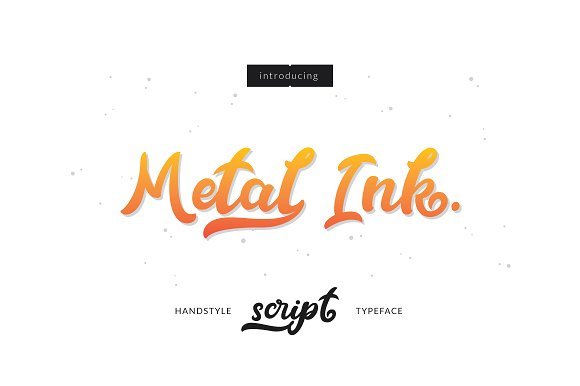 Metal Ink Font - Featured Image