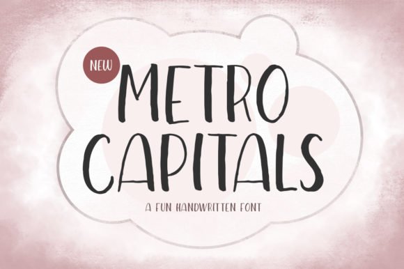 Metro Capitals Font - Featured Image