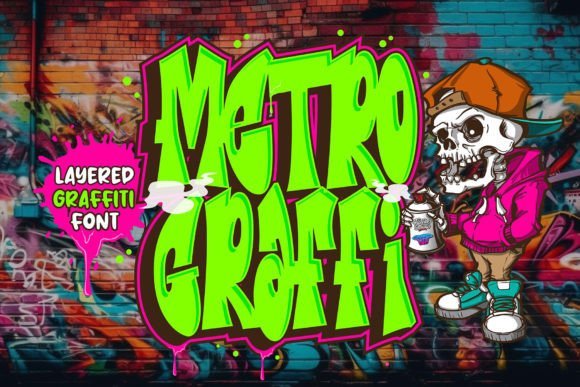 Metro Graffi Font - Featured Image