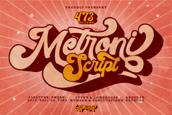 Metroni Font - Featured Image