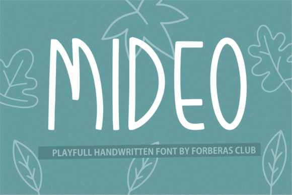 Mideo Font - Featured Image