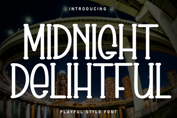 Midnight Delihtful Font - Featured Image