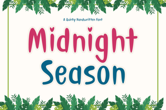 Midnight Season Font - Featured Image