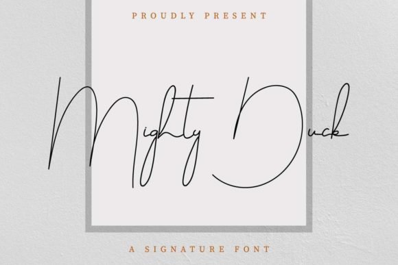 Mighty Duck Font - Featured Image