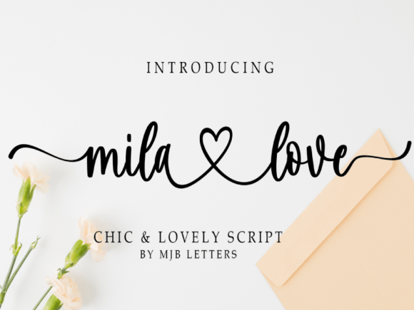 Mila Love Font - Featured Image