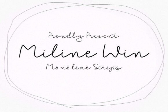 Miline Win Font - Featured Image
