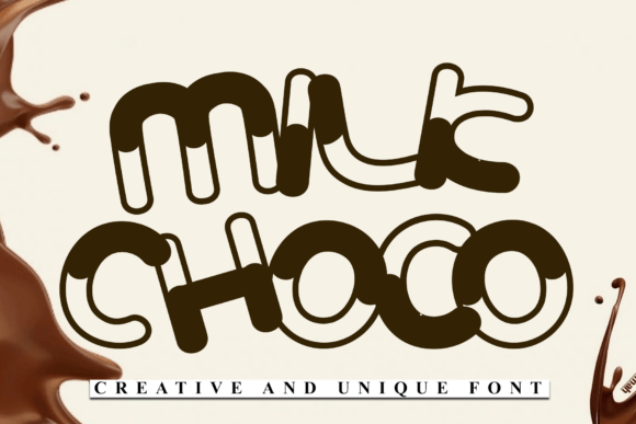 Milk Choco Font - Featured Image