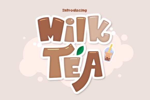 Milk Tea Font - Featured Image