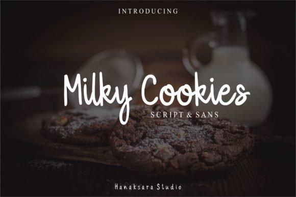 Milky Cookies Font - Featured Image