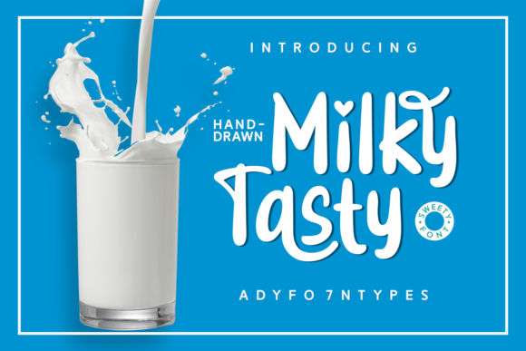 Milky Tasty Font - Featured Image