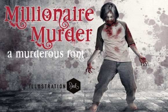 Millionaire Murder Font - Featured Image