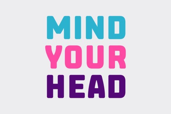 Mind Your Head Font - Featured Image