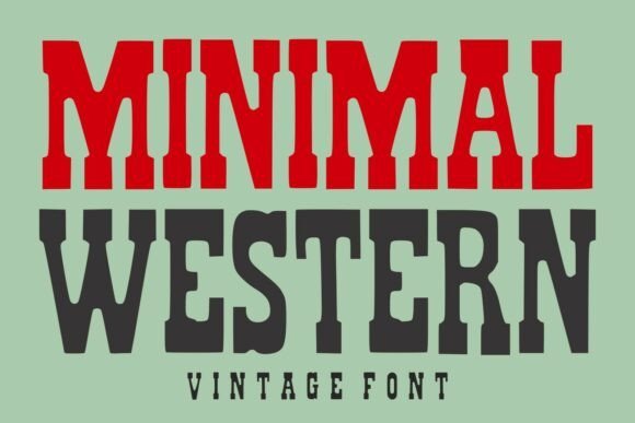 Minimal Western Font - Featured Image