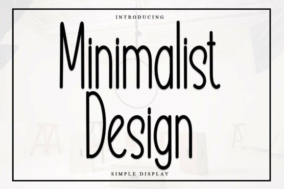 Minimalist Design Font - Featured Image