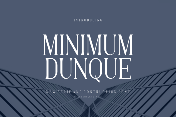 Minimum Dunque Font - Featured Image
