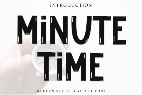 Minute Time Font - Featured Image
