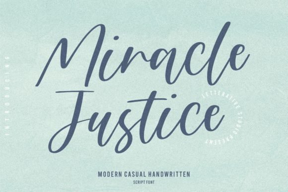 Miracle Justice Font - Featured Image