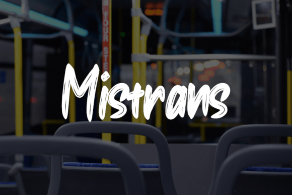 Mistrans Font - Featured Image