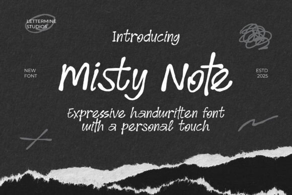 Misty Note Font - Featured Image