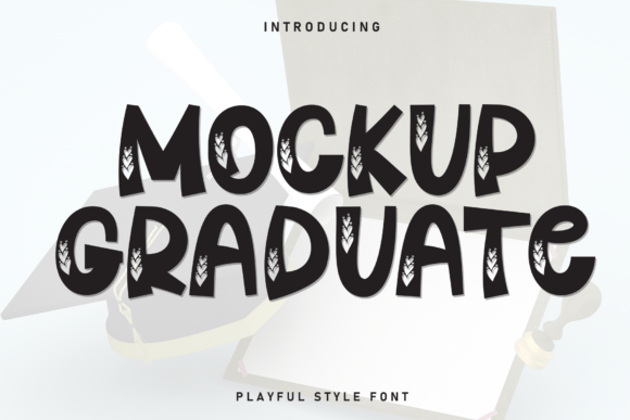 Mockup Graduate Font - Featured Image